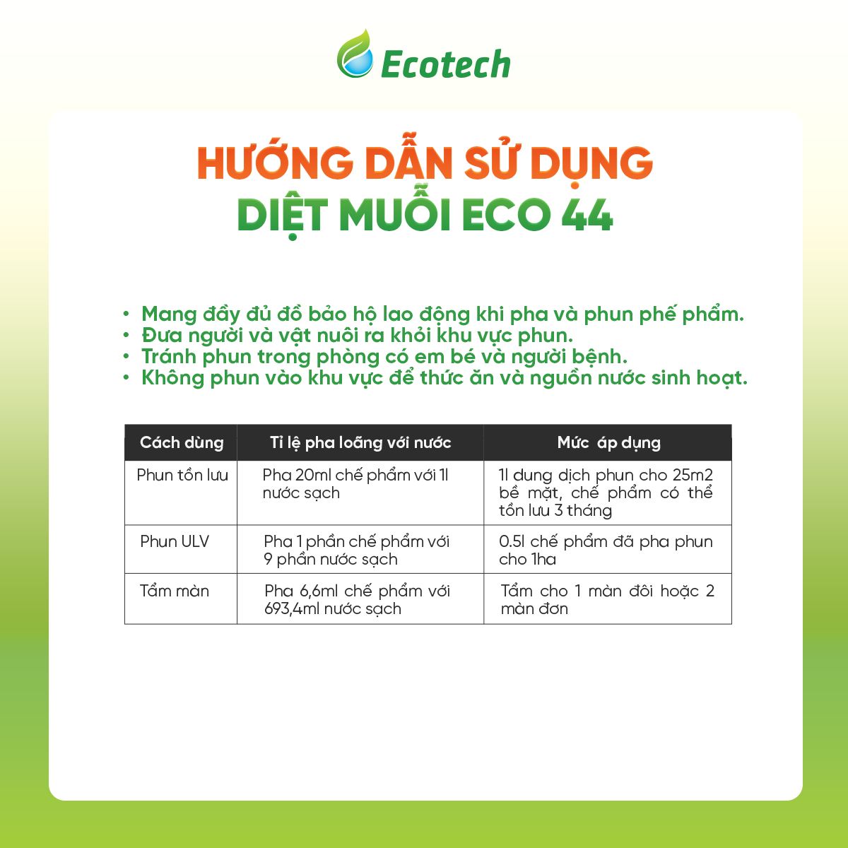 Diệt muỗi ECO 44 - Ảnh 2