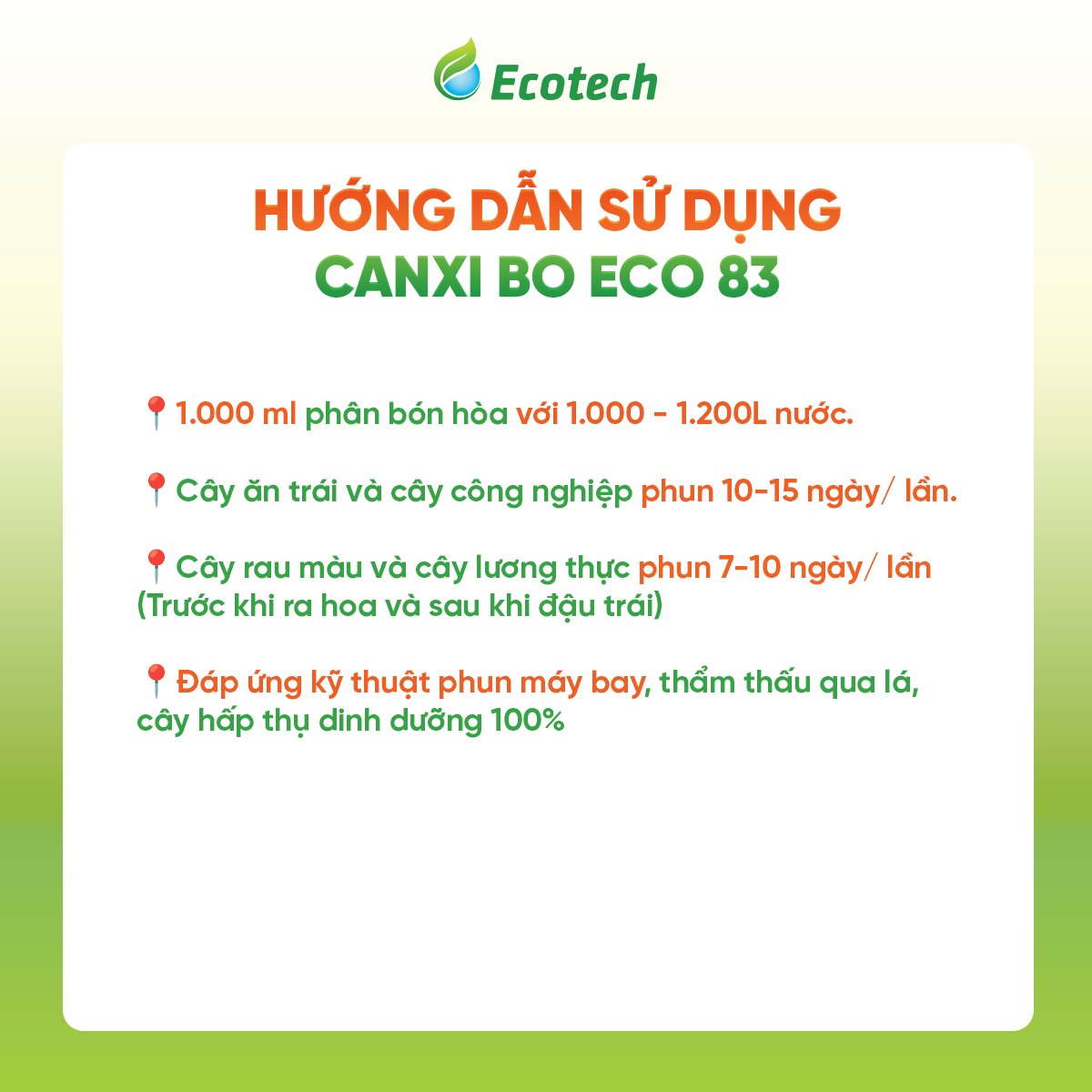 Siêu Dưỡng Trái CANXI BO ECO 83 - Ảnh 5
