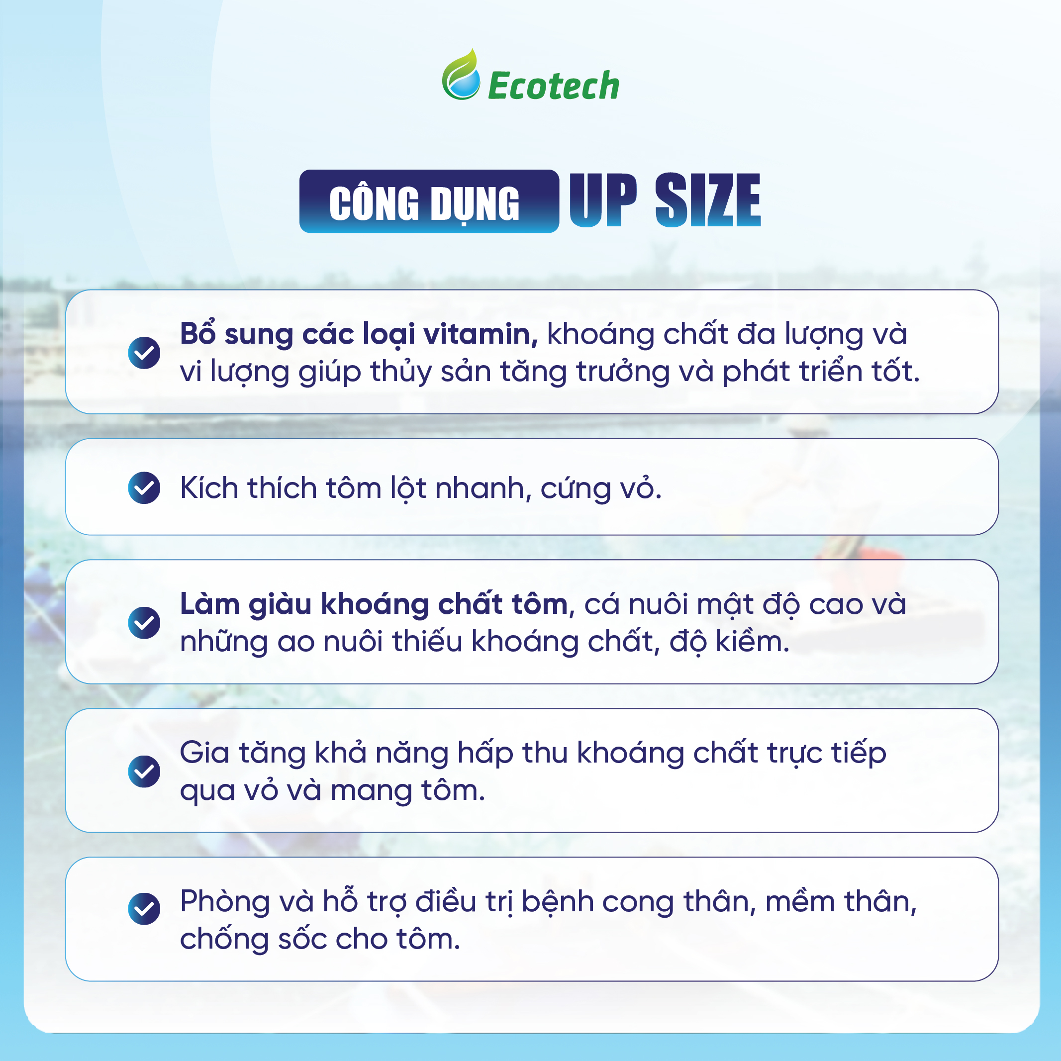 Thức ăn bổ sung dùng cho Thủy sản - CALVIT UP SIZE - Ảnh 3