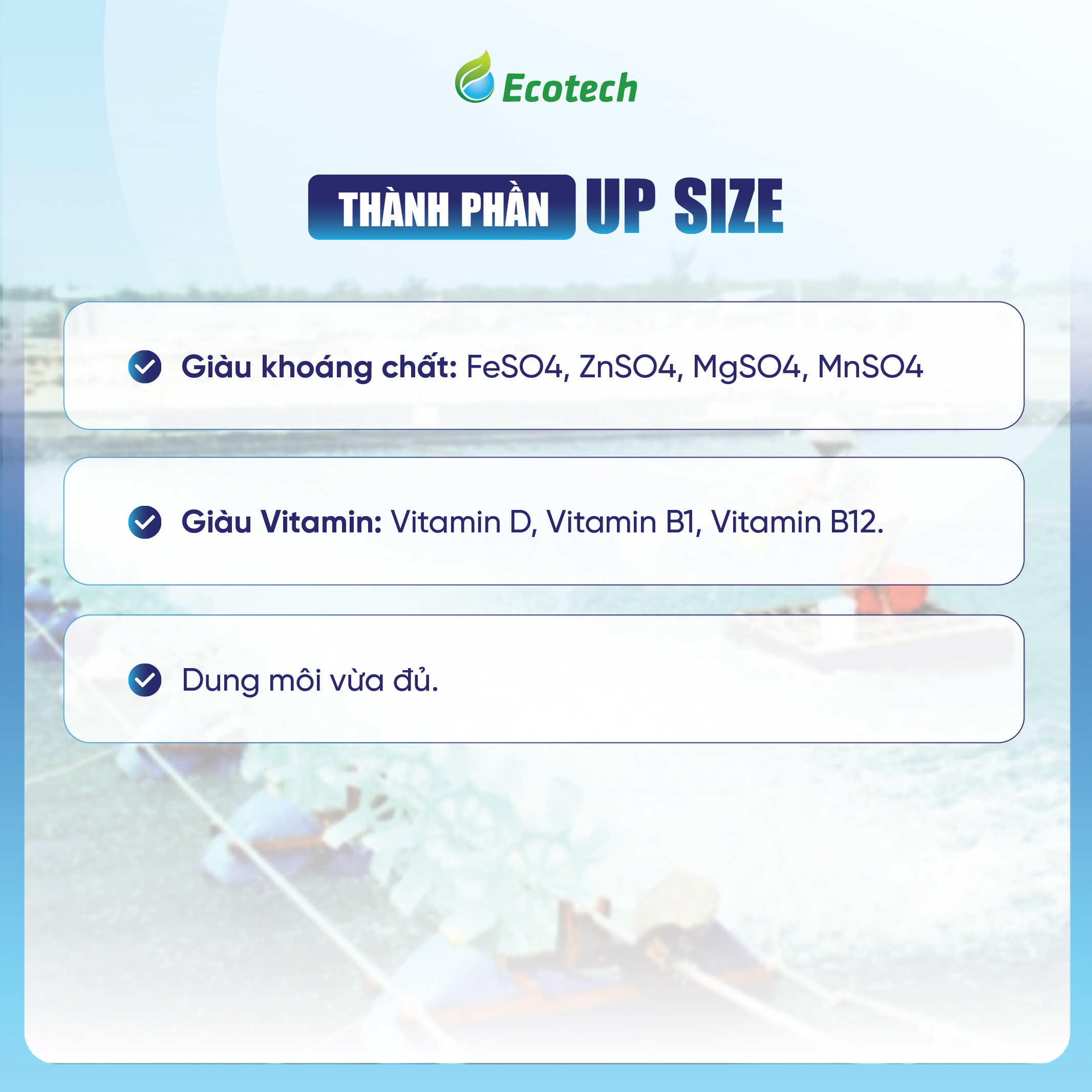 Thức ăn bổ sung dùng cho Thủy sản - CALVIT UP SIZE - Ảnh 4