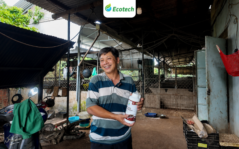 Anh Khẩn rạng rỡ chia sẻ về sản phẩm phân bón Nano Ecotech sau 1 tháng sử dụng
