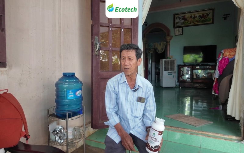Chú Dũng "cứu" vườn cà phê của hàng xóm